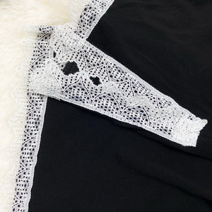 Ultra Soft Lace PJ Set Black