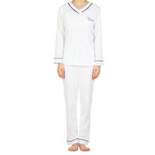 Load image into Gallery viewer, LOVE V-Neck &amp; Jogger Set (White)
