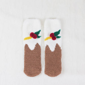 Holly Fluffy Socks