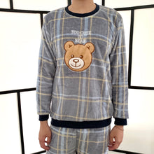 Load image into Gallery viewer, Teddy bear blue loungewear
