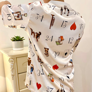 Men Cute unique pajamas home wear sleepwear set