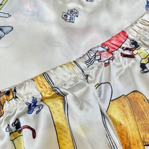Elasticized band for pjs