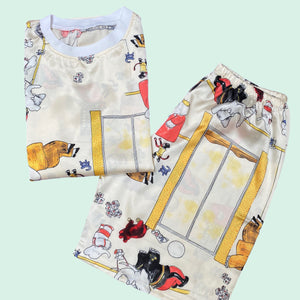 Elephant print pajamas 