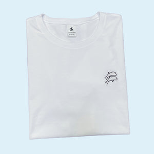 Simple logo white t-shirt