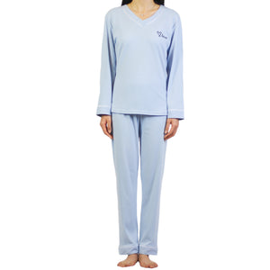 LOVE V-Neck & Jogger Set (Baby Blue)