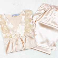Load image into Gallery viewer, Champagne Lace PJ Set
