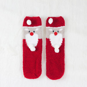 Santa Fluffy Socks